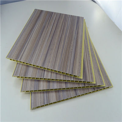 Fibra de bambu painel de parede integrado de WPC, teto composto plástico de madeira decorativo do PVC