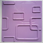 Textura decorativa da placa da parede dos painéis/vinil 3D de parede do PVC 3D com aparência atrativa