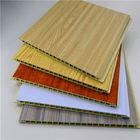 Fogo - painel de parede resistente do bambu WPC, painel de parede plástico do Pvc do mármore/painéis de teto