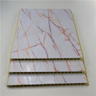 Fogo - painel de parede resistente do bambu WPC, painel de parede plástico do Pvc do mármore/painéis de teto