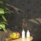 Teste padrão de madeira autoadesivo absorvente sadio dos painéis de parede, painel de parede impermeável da tevê da decoração