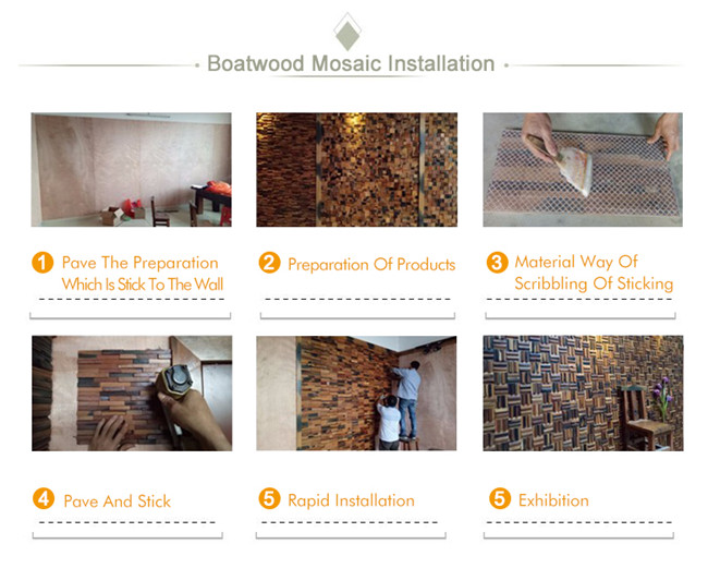 Teste padrão de mosaico de madeira interior do paneling da parede da grão da característica do parquet