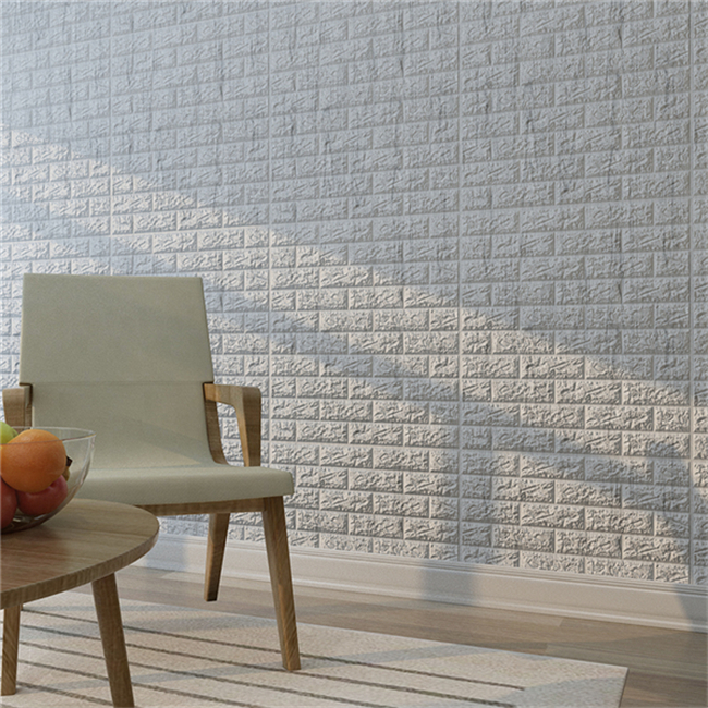 Painéis de parede autoadesivos do projeto clássico do tijolo/painel de parede decorativo da placa da espuma