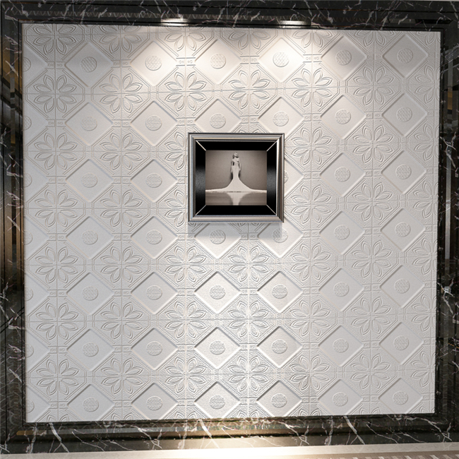 painéis de parede decorativos flexíveis do tijolo da espuma 3d, placa autoadesiva das pranchas da parede do Pvc