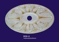 Ouro que tira o disco artístico do medalhão/lâmpada do teto do poliuretano para a decoração do teto
