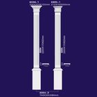 Coluna romana do poliuretano decorativo de mármore, pilastra romana do plutônio do estilo clássico