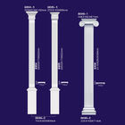 Colunas europeias de pouco peso do poliuretano/colunas romanas para a parede/teto
