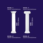 Colunas romanas concretas da forma redonda/colunas da arquitetura com projeto de mármore luxuoso