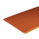 Decking composto plástico de madeira de madeira da grão/fibra, painéis de parede laminados do PVC