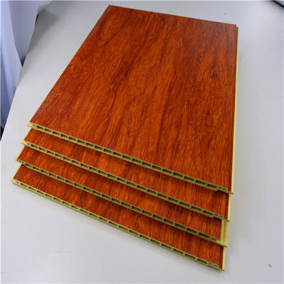 Fibra de bambu painel de parede integrado de WPC, teto composto plástico de madeira decorativo do PVC