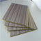 Fibra de bambu painel de parede integrado de WPC, teto composto plástico de madeira decorativo do PVC